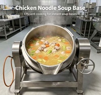 Marmite à soupe de grande capacité pour restaurant et hôtel, en acier inoxydable, à gaz