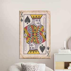 Elegant Black <b>Framed</b> Printed Canvas Art: Modern Graphic Design,WRAPPED CANVAS - Product Image 1