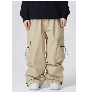 Pantalones acolchados de nuevo estilo para hombres en pantalones de esquí cálidos de invierno de tela de nailon - Product Image 4