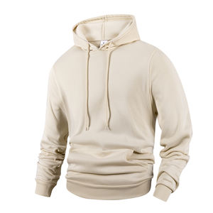 Sudadera con capucha de algodón 100% unisex, Jersey pesado de alta calidad, sudadera con logotipo personalizado, Terry francés en blanco para hombres para invierno - Product Image 2
