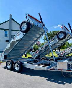 Very Hot Deal on Pj 16' Hydraulic Disk Brake <b>Trailers</b> Tipping Dump <b>Trailer</b> <b>for</b> <b>Sale</b>. - Product Image 5