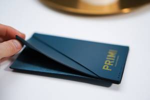 Dossier de présentation de facture en cuir de restaurant avec sécurité RFID en option et LBH-0134C d'impression de logo personnalisé - Product Image 4