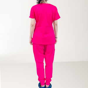 Conjuntos de uniformes de hospital para mujeres completamente fáciles de usar de la más alta calidad ODM/OEM verificados de fabricantes FMF - Product Image 4