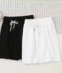 Pantalones cortos de bolsillo informales personalizados para hombre Pantalones cortos rectos urbanos de verano Pantalones cortos de diseño de logotipo de moda al por mayor para hombre - Product Image 5