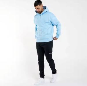 Pantalon cargo personnalisé OEM de haute qualité pour hommes, ceinture élastique, cordon de serrage réglable, vêtements cargo colorés et décontractés à motif droit - Product Image 1