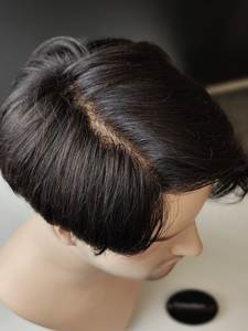 Venta al por mayor 2025 de alta calidad 100% Premium Peluca de pelo humano vietnamita tupé de cutícula completa para hombres - Product Image 2