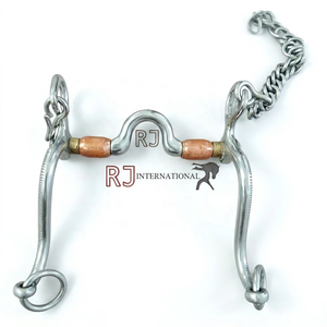 Nouveaux bridons espagnols baroques en argent allemand / Bridons espagnols en acier / Bridons élégants pour chevaux - Product Image 4