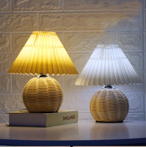 New Arrival Eco-Friendly Handmade Modern HNH Craft Multifunction <b>Table</b> Lamps Home Decoration Crafted Seagrass Lighting Vietnam - Product Image 2