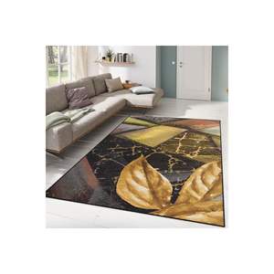 Alfombra de retales de Jacquard hecha a mano, estampado Digital, poliéster de felpa para sala de estar y dormitorio, Rectangular, tamaño grande - Product Image 1