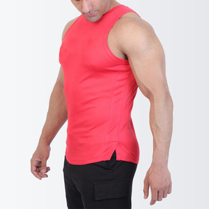 <b>Men's</b> Casual <b>Tank</b> <b>Top</b> High Quality Breathable Cotton Quick Dry Plus Size Knitted Gym <b>Top</b> Solid Color Running Fitness Clothing - Product Image 3