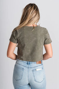 Top corto transpirable para mujer, venta al por mayor, ropa de verano, camisetas cortas para niñas - Product Image 2