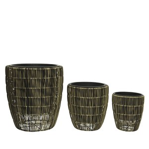 Handmade Planters Customized Design & Size Decorative Planters Rattan Core Desk Planters Flower <b>Pots</b> for Indoor Outdoor Planting - Product Image 2