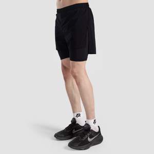 Pantalones Cortos Deportivos Elite Fit, 100% Poliéster, Tipo Bermuda con Cintura Elástica, Talla XXS-Negro con Decoraciones de Logotipo - Product Image 3