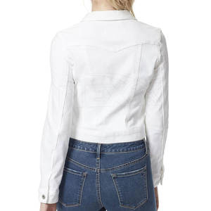 Vente chaude Femmes Jeans Veste Vêtements Femmes Jeans Veste Taille Adulte Femmes Jeans Veste - Product Image 3