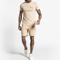 Chándal deportivo de verano de manga corta de talla grande para hombre de alta calidad, ropa de playa, conjuntos gemelos con camiseta y pantalones cortos