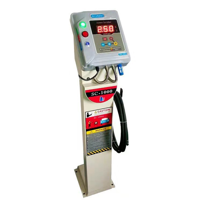 Fully Automatic Tire Inflator Vertical LED Display air Pump Smart Tyre Inflation Pump