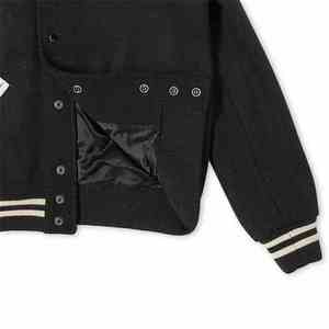 Chaqueta Varsity Básica de Algodón en Color Personalizado 2025 para Hombre, Ropa de Invierno, Prendas Nuevas de Marca - Product Image 2