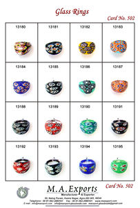 แหวนลูกปัดแก้วมูราโน่และมิลฟิโอริขนาดกลางสำหรับทำเครื่องประดับลูกปัดแก้วมูราโน่ขนาดกลางสวยสำหรับตกแต่ง - Product Image 5