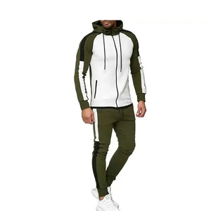 Chándal de poliéster con logotipo estampado, chaquetas para hombre, conjuntos de pantalones, ropa deportiva para correr, traje de estilo informal para hombre - Product Image 1