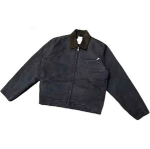 Chaquetas de Lona para Hombre, Corte Holgado, Forro de Pana, Chaqueta Bomber con Bolsillo Delantero, Antibacteriana, Transpirable, Descuento de Invierno - Product Image 3