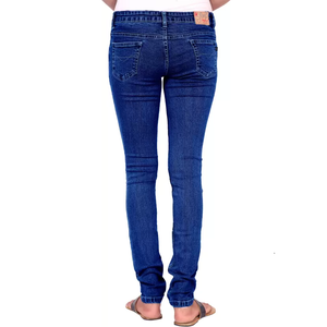 Orienté vers l'exportation Qualité supérieure 2025 Meilleure vente Produit personnalisé Design délavé Plus Size Slim Fit Pantalon en jean pour femmes - Product Image 2