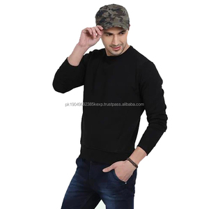 Nouvelle arrivée hommes 100% coton sweat-shirts qualité Durable brodé motif solide bon matériel pour l'hiver Logo personnalisé - Product Image 5