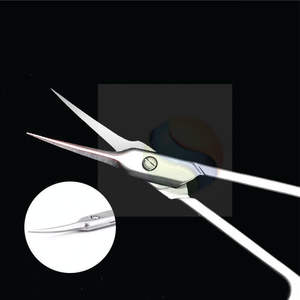 Tijeras para Cutículas de Precisión, Herramienta de Manicura de Acero Inoxidable, Tijeras para Cutículas Curvas EliteEdge |   Uñas Profesionales - Product Image 5