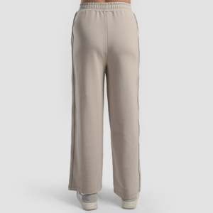 Pantalon décontracté beige à jambes larges et respirant pour homme - Product Image 3