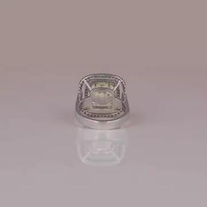 Nouveau Design à la mode 10K/ 14K/ 18K Bijoux en or Bague de fiançailles en diamant pour le mariage et la fête de la femme - Product Image 3