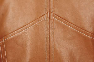 Nouvelle arrivée, veste bomber pour femme, veste de baseball, veste décontractée, patch à lettres, couture en cuir PU, vestes d'extérieur - Product Image 6