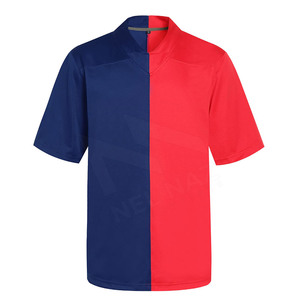 เสื้ออเมริกันฟุตบอล ผ้าตาข่ายระบายอากาศ แห้งเร็ว ไซส์ใหญ่ สีและโลโก้สั่งทำได้ - Product Image 1