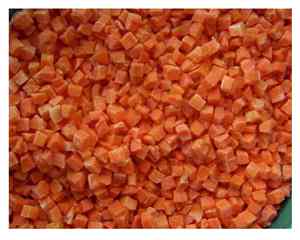 Tranches de carottes congelées du Vietnam Processus IQF Carottes sucrées de haute qualité pour l'exportation Vente en gros et service alimentaire Emballage en vrac - Product Image 2