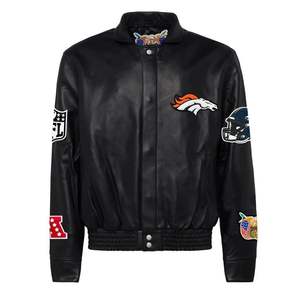 CHAQUETA DE CUERO DENVER BRONCOS - Product Image 1