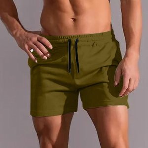 Shorts d'entraînement de gymnastique pour hommes, solides, à séchage rapide, respirants et légers, 100% coton, musculation, course à pied, entraînement, jogging, élastiques - Product Image 2