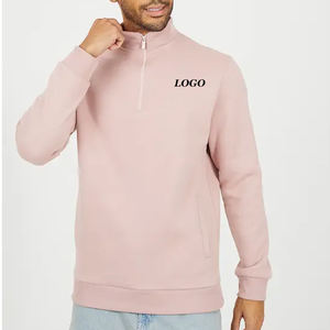 Sudadera de Otoño con Diseño de Logotipo Personalizado OEM, Sudadera Cálida para Hombre con Cuello Alto, Corte Holgado, Ropa Casual para Exteriores, Atuendo de Moda - Product Image 1