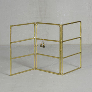 Porte-bijoux unique de style nouveau avec porte-bijoux en métal plaqué or brillant le plus vendu pour la table et la chambre à coucher en gros - Product Image 4