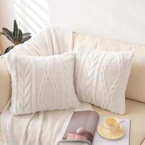 Fuzzy Fluffy Cozy Pillow <b>for</b> Sofa <b>Couch</b> Bedroom <b>Throw</b> Pillow Covers-3D Stylish Design No Latex - Product Image 6