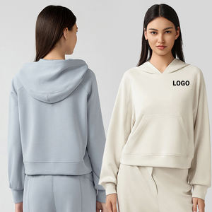 Fabricantes de Ropa Deportiva, Sudadera con Capucha Deportiva Informal para Mujer, Top Deportivo Personalizado, Top de Gimnasio de Manga Larga - Product Image 2