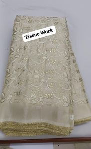 High Quality 44 Width Embroidery <strong>Fabric</strong> Premium Quality for Girls' Fancy Dress &amp; Lehenga Materials Wholesale &amp; Bulk Supply - Product Image 4