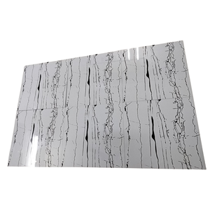 AZULEJOS DE PORCELANA ACRISTALADOS PULIDOS ALTO BRILLANTE 60X60CM INTERIORES DE VIDA DE LUJO AZULEJOS DE PISO DE MEJORAMIENTO VINTAGE PLATA BLANCO - Product Image 2