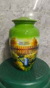 Hot Selling Aluminum Adult Cremation Urn High Quality Engraved American Style 220 Cubic Inch Capacity <b>Funeral</b> <b>Supplies</b> - Product Image 3