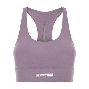 เสื้อชั้นในกีฬาสำหรับผู้หญิงแบบขายส่ง รองรับแรงกระแทกสูง ยืดได้สี่ทิศทาง ระบายอากาศได้ดี ผลิตจากวัสดุสแปนเด็กซ์/ไนลอน ปรับได้ ด้านหลังเปิด - Product Image 3