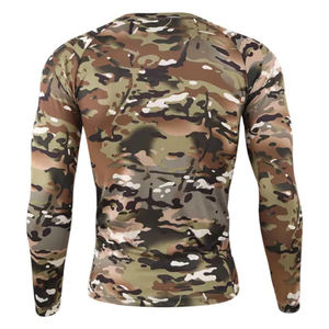 Transpirable Stealthy manga larga camuflaje caza pesca camisas venta al por mayor logotipo personalizado hombres UPF50 + secado rápido ligero - Product Image 2