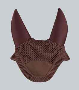 Protector de orejas para caballo de primera calidad, con logotipo personalizado, tejido a crochet, ligero, transpirable, lavable, antimosquitos, equipo ecuestre para montar a caballo - Product Image 4