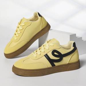 Chaussures de sport basses en caoutchouc pour femmes, automne 2025, lacets inclus, hauteur supérieure réduite de 10 cm, chaussures plates, catégorie de produits - Product Image 2