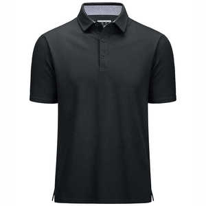 Polos personalizados de alta calidad para uniforme de hombre Polo de golf de algodón 100% con impresión de logotipo y bordado - Product Image 4