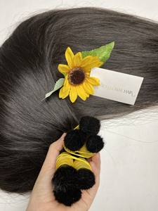 Los más vendidos 100% mechones de cabello humano Natural recto crudo vietnamita virgen cutícula alineada cabello - Product Image 5