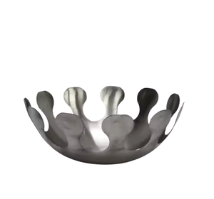 Nueva llegada de cuencos para servir de diseñador, cuencos para servir de Metal elegantes de lujo de forma redonda para frutas y ensaladas con calidad de gama alta - Product Image 6