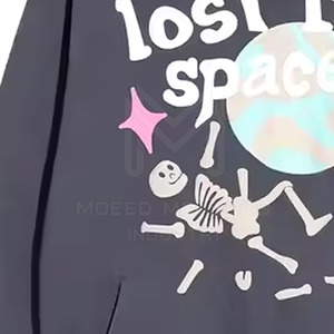 Nueva Llegada: Sudadera con Capucha para Hombre, Corte Regular, Transpirable, con Estampado Puff, Logotipo Personalizado, Ligera, Diseño Sólido para Invierno - Product Image 6