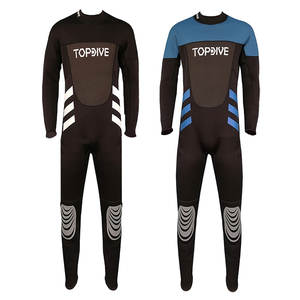 Combinaison de plongée intégrale Topdive pour homme, 3 mm, manches longues, fermeture éclair dorsale, pour la plongée, la plongée en apnée, le surf et la natation - Product Image 6